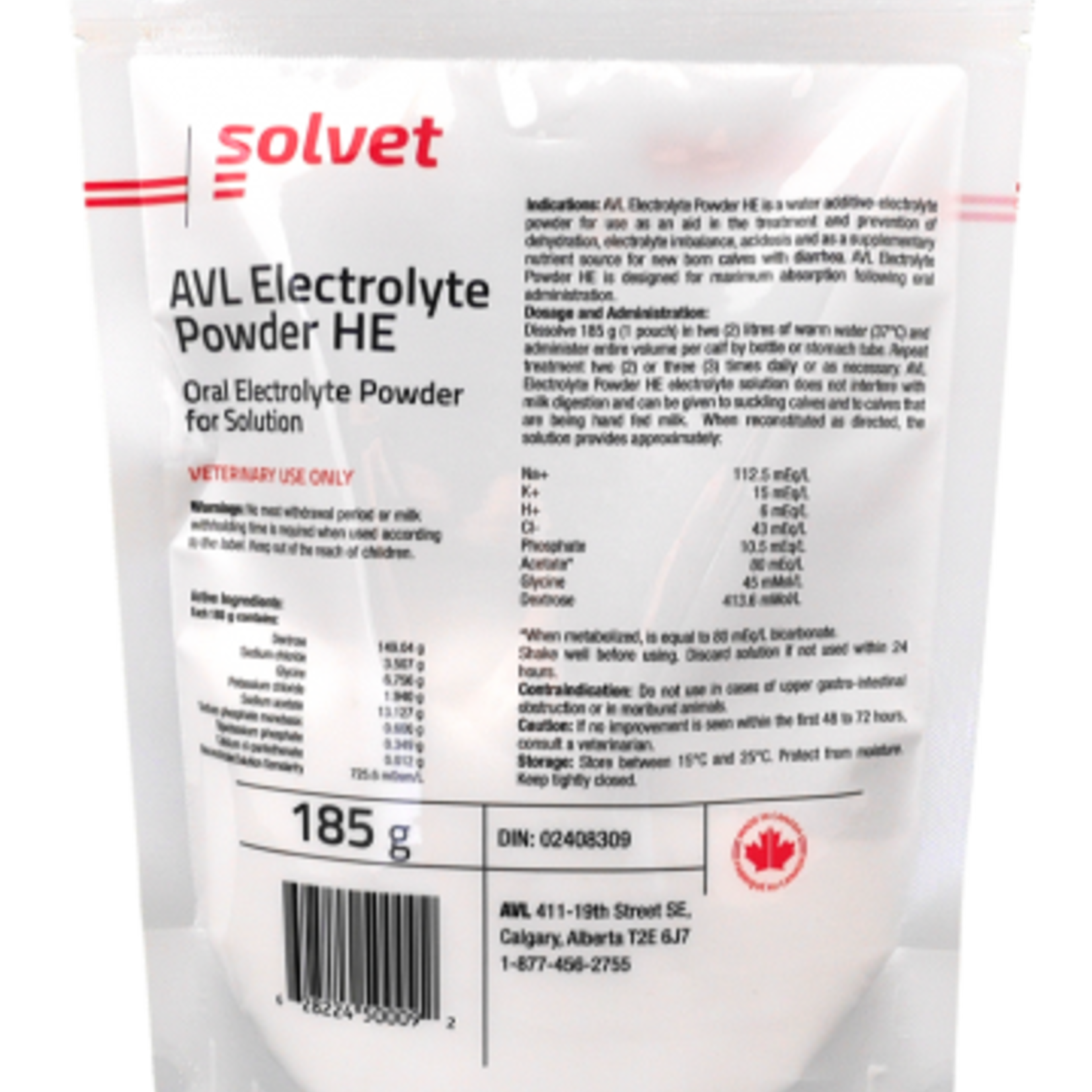 SOLVET ELECTROLYTE PWD HE 185G