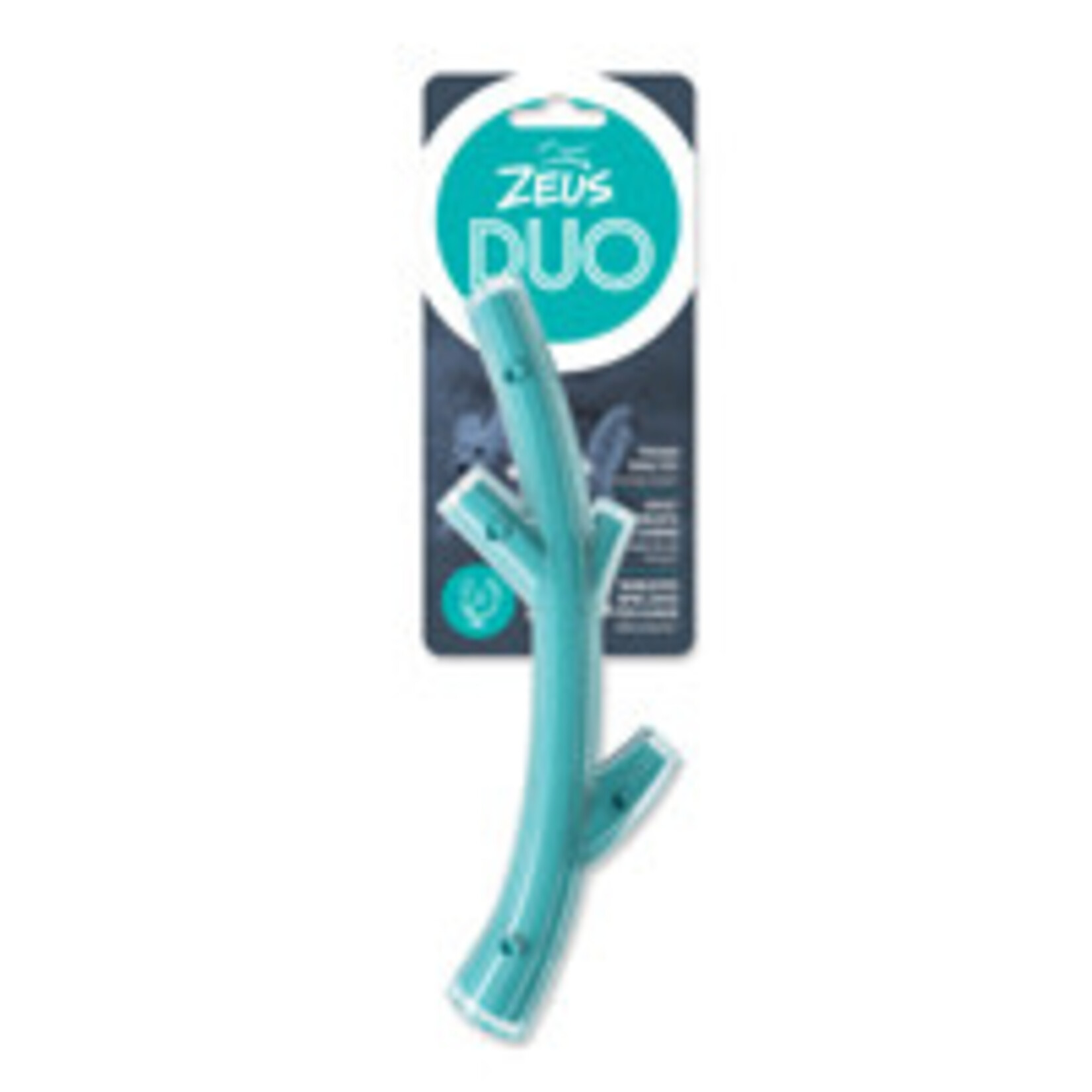 Zeus Zeus Duo Stick - Chicken Scent - Turquoise - 23 cm (9 in)