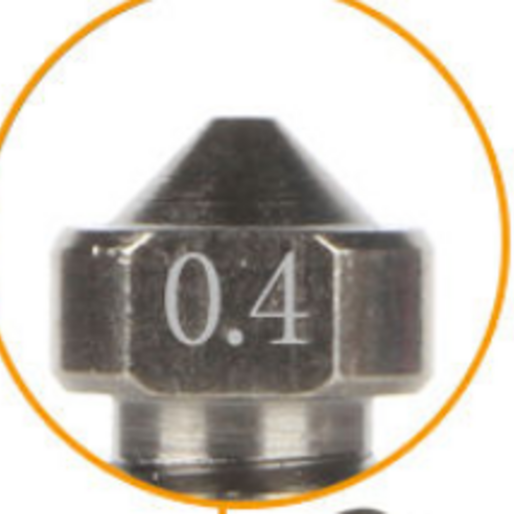 Imprimante 3D Hardened Steel Nozzle V6 High Temperature Nozzle M6 Thread 0.4(3pack)