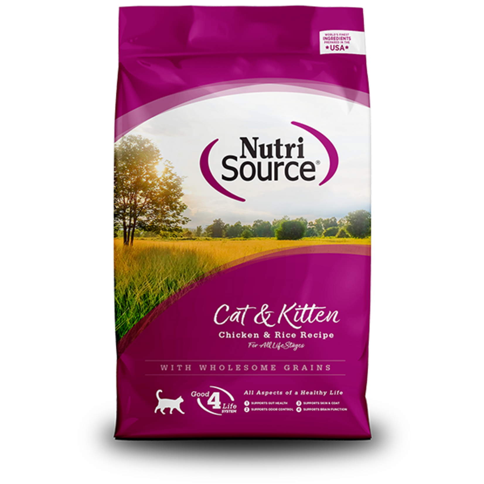 NUTRISOURCE NutriSource Cat & Kitten Chicken & Rice 1.8 kg
