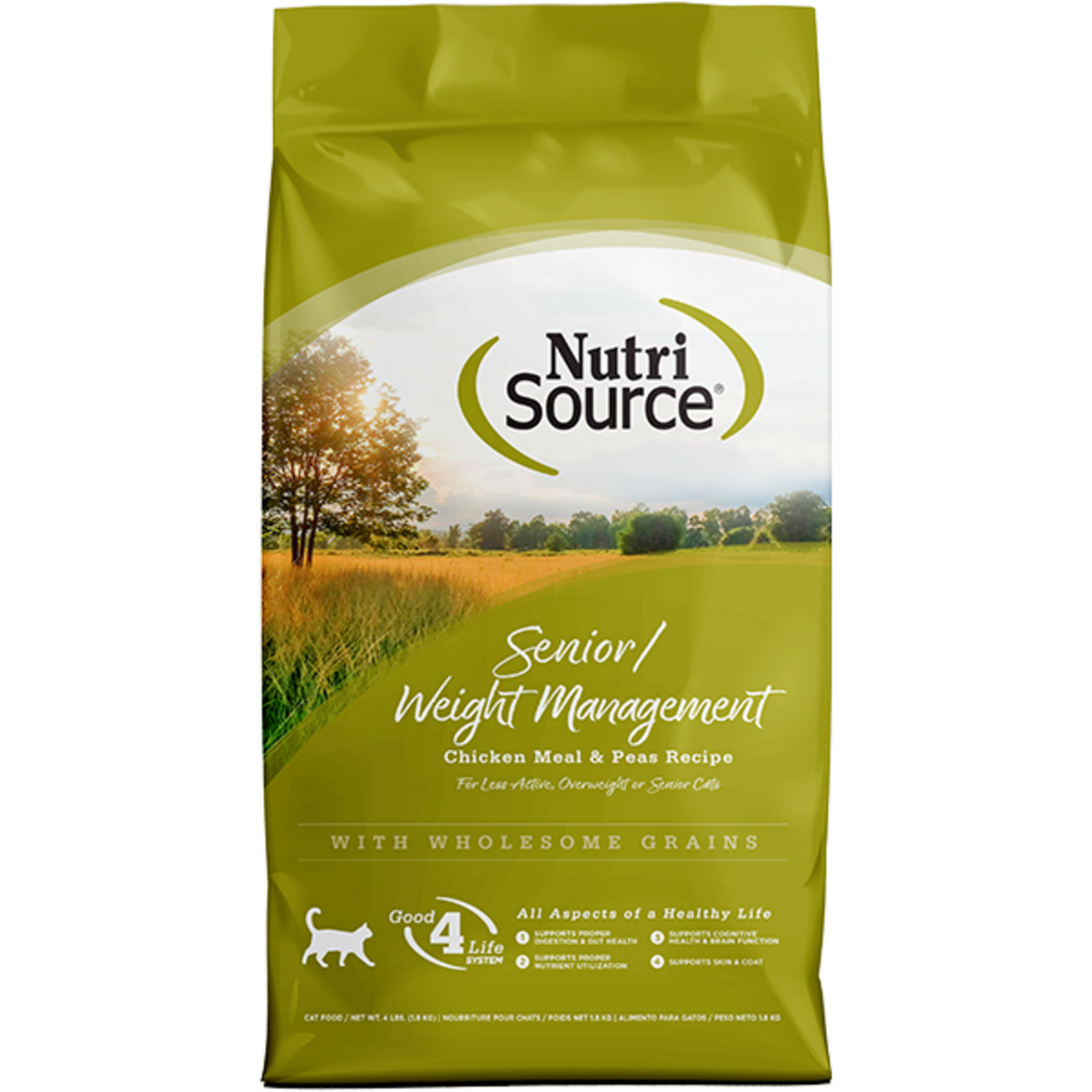NUTRISOURCE NutriSource Cat Senior/Weight Management 1.8 kg