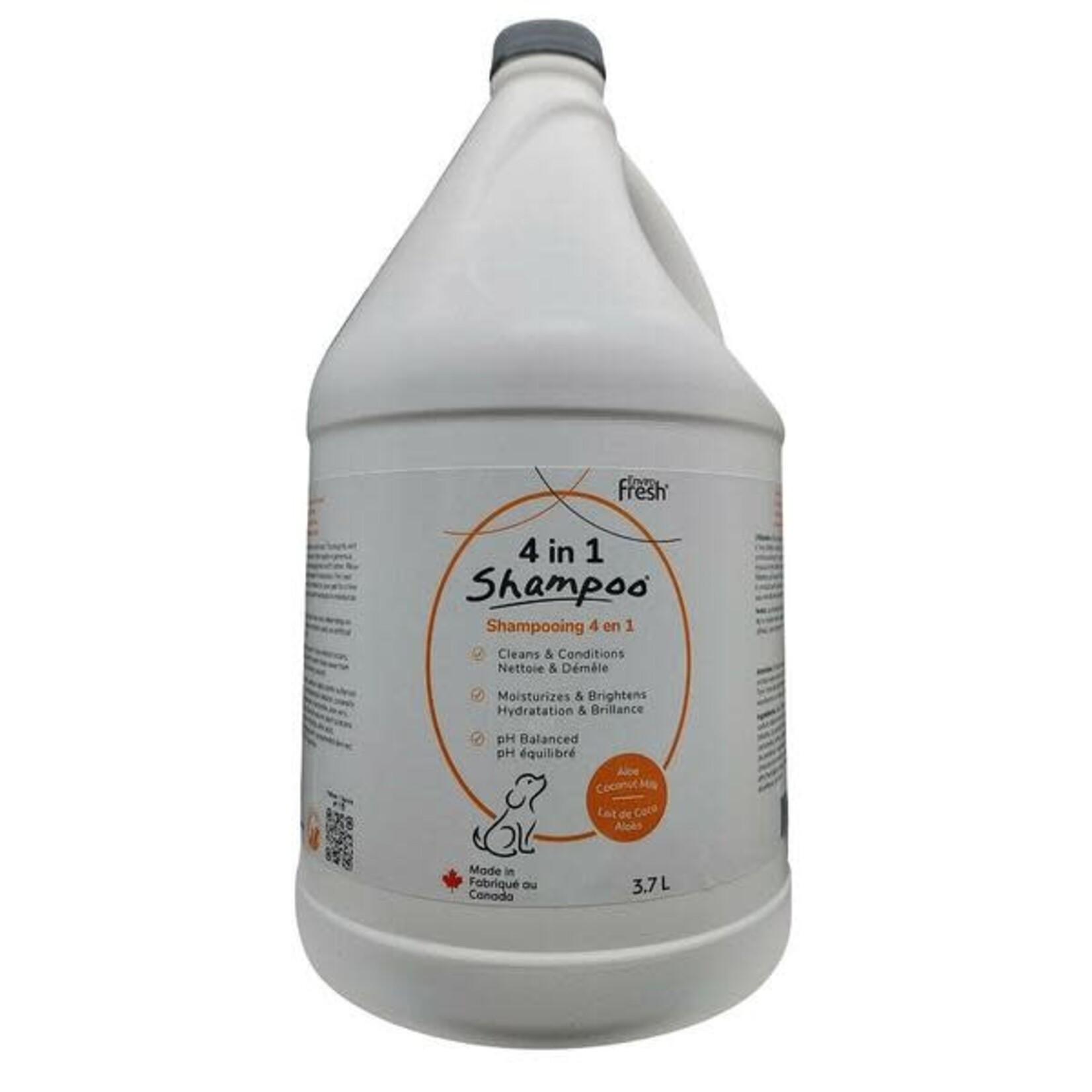 Enviro Fresh 4 in 1 Shampoo Coconut Milk & Aloe 3.7L