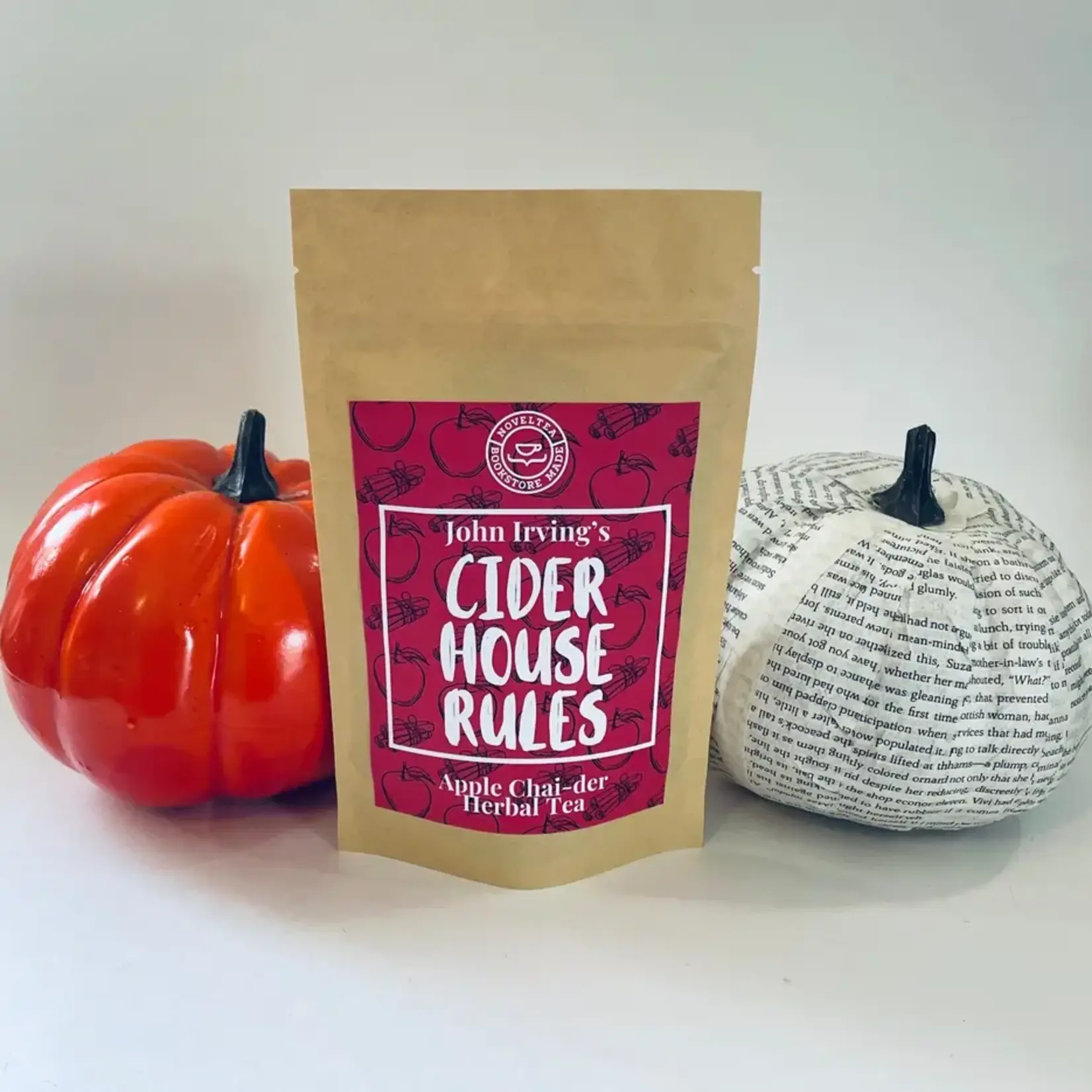 NovelTea Bookstore & gifts Cider House Rules Inspired - Apple Chai-Der Herbal Tea 89g