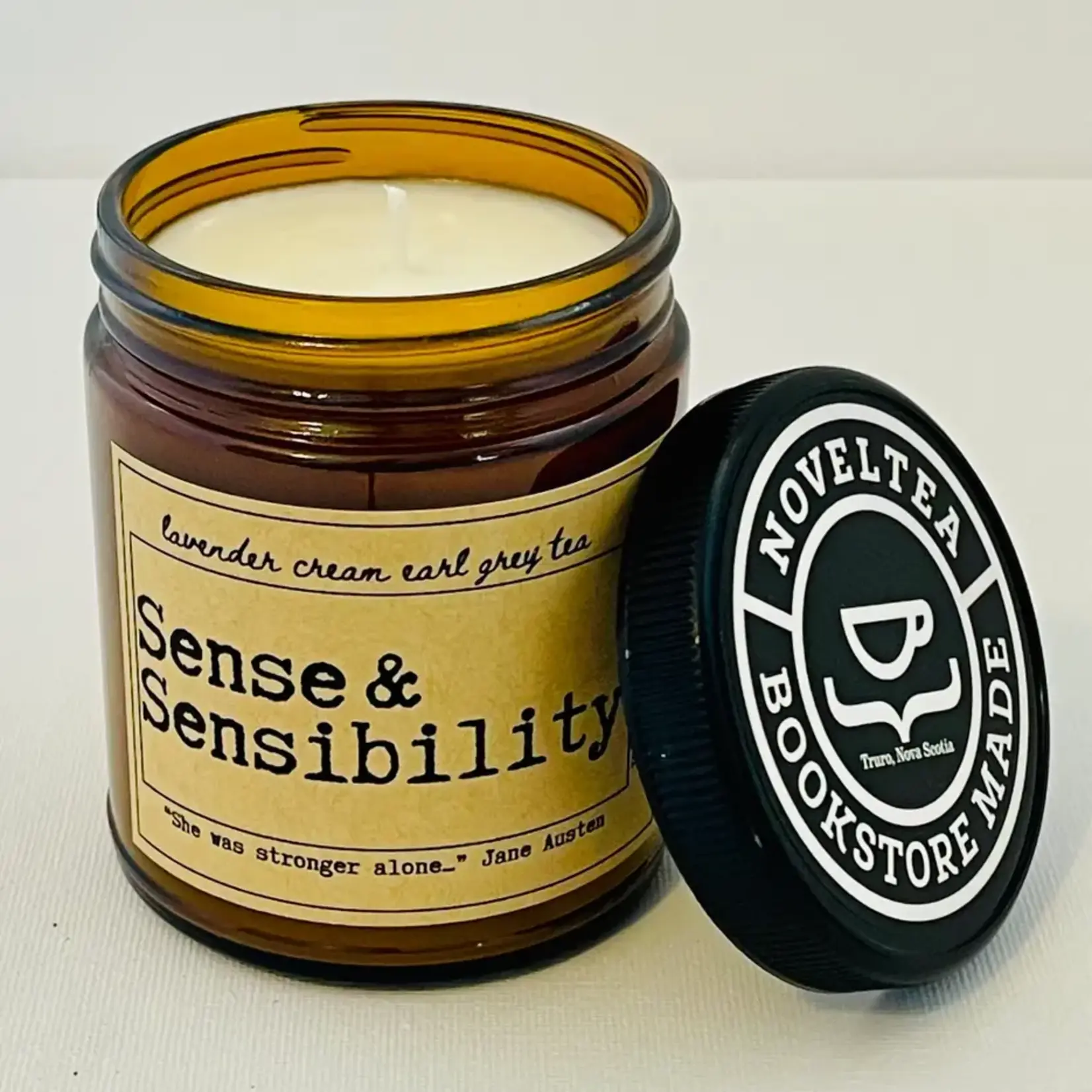 NovelTea Bookstore & gifts Sense and Sensibility - Lavender & Earl Grey Scented Candle