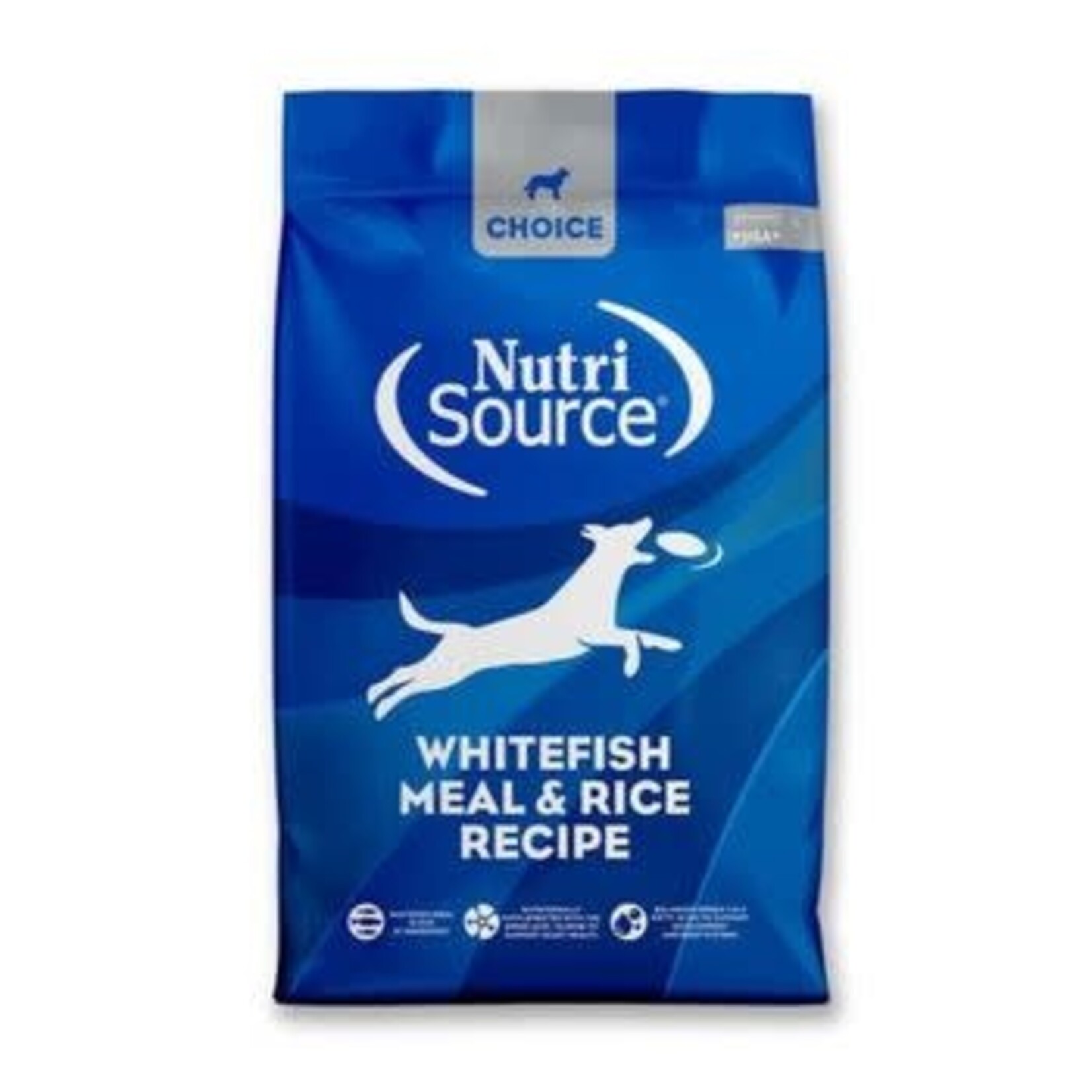 NUTRISOURCE NutriSource Dog Choice Whitefish Meal & Rice 18kg