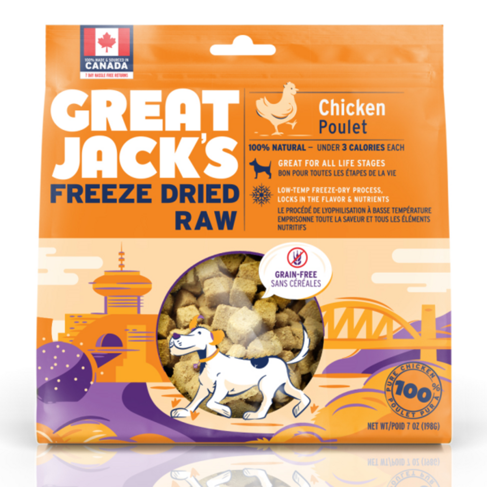 Great Jack's Great Jack's Dog Treats FD Raw Chicken 198g
