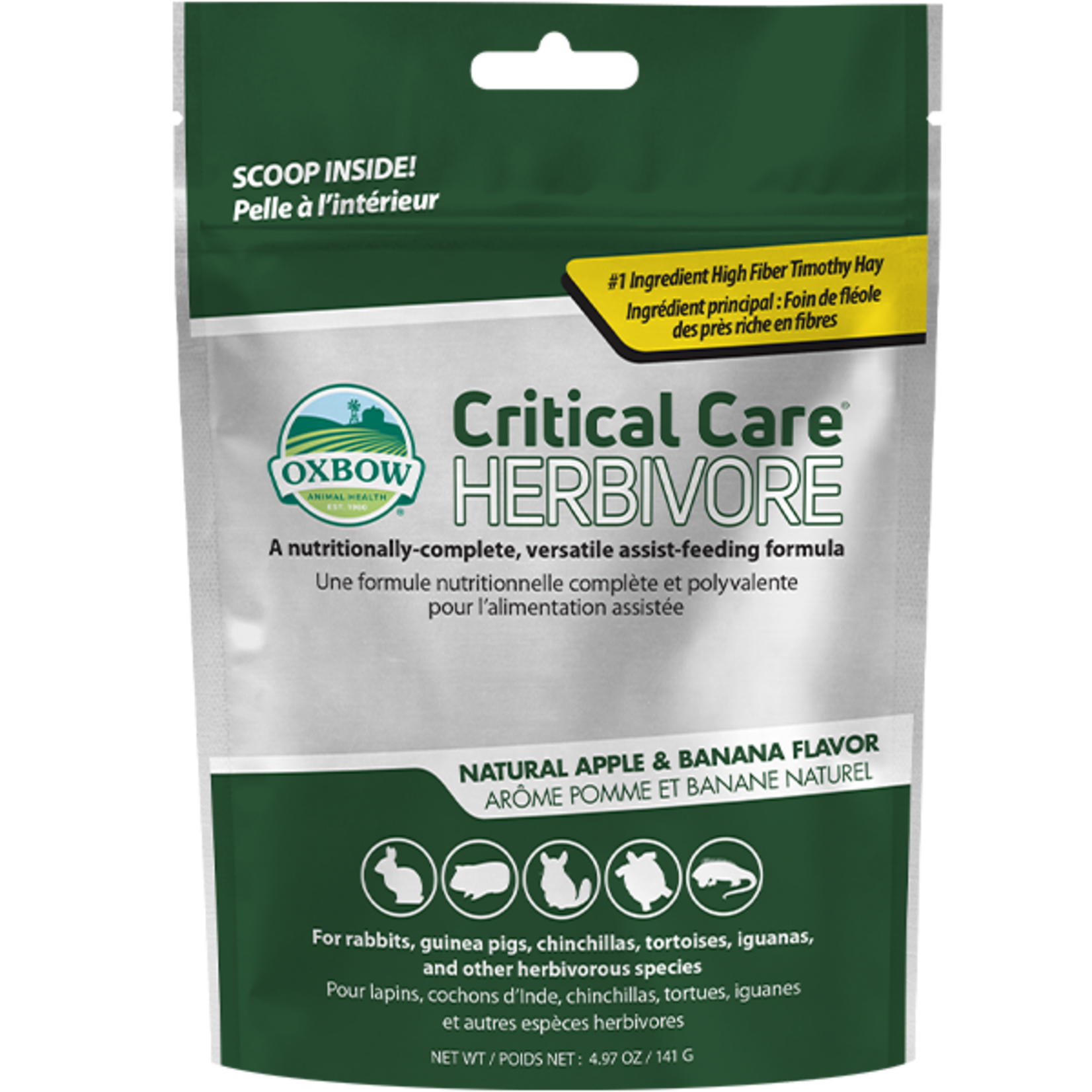 OXBOW ANIMAL HEALTH Oxbow Critical Care Herbivore Apple-Banana