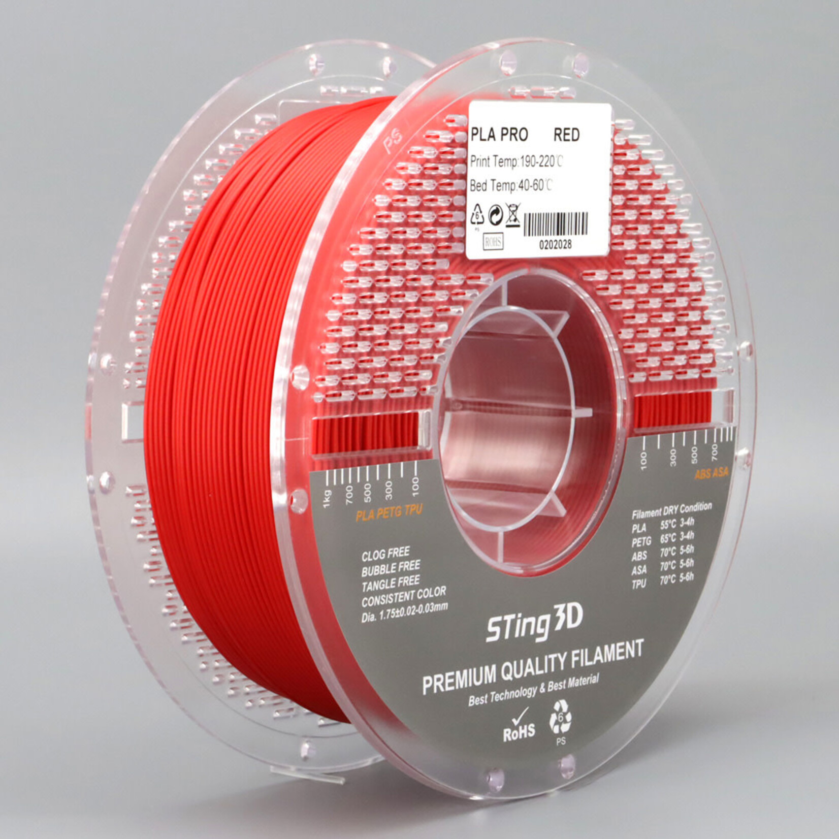 Sting3d Sting3d PLA Pro Filament 1.75mm 1 kg