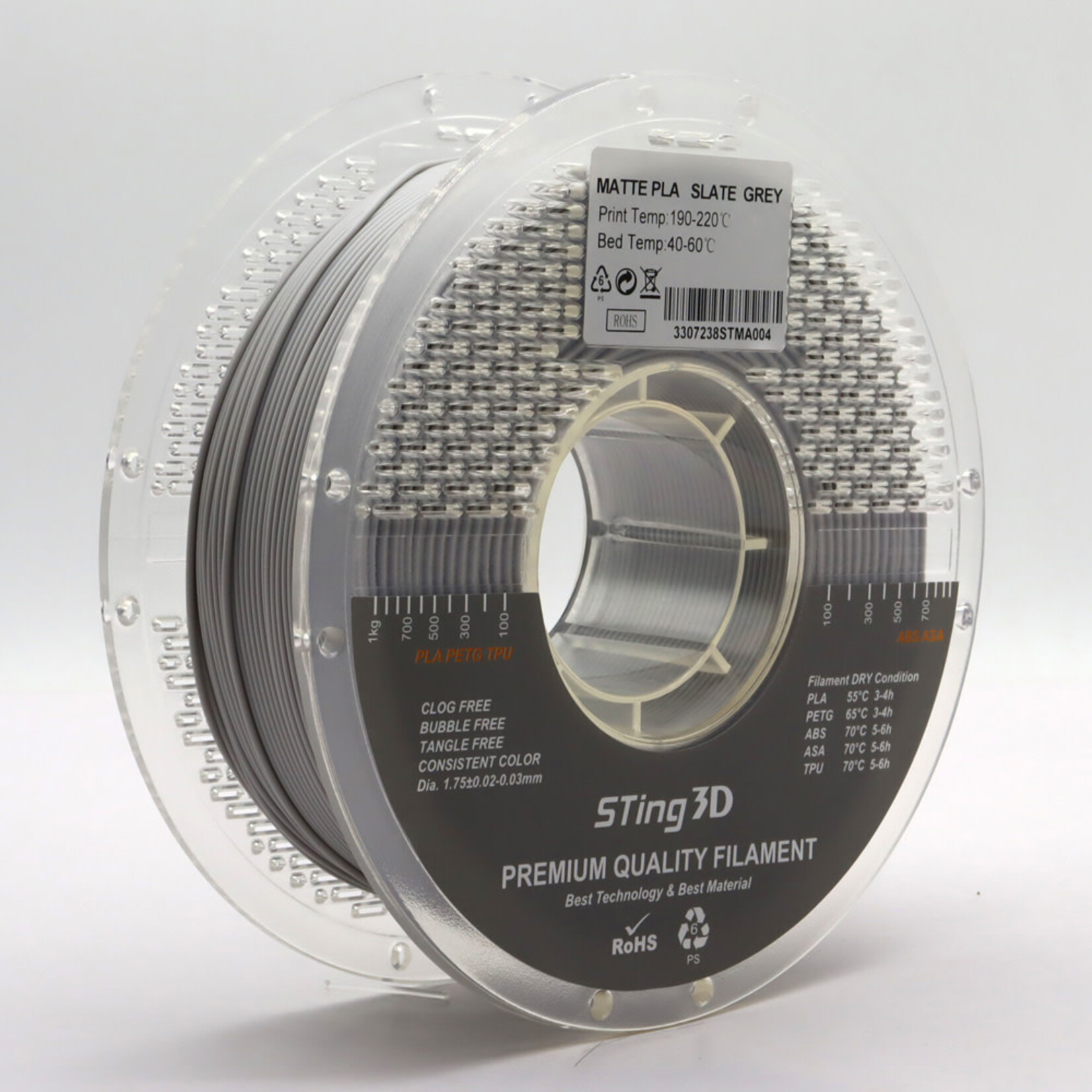Sting3d Sting3d PLA Matte Filament 1.75mm 1 kg