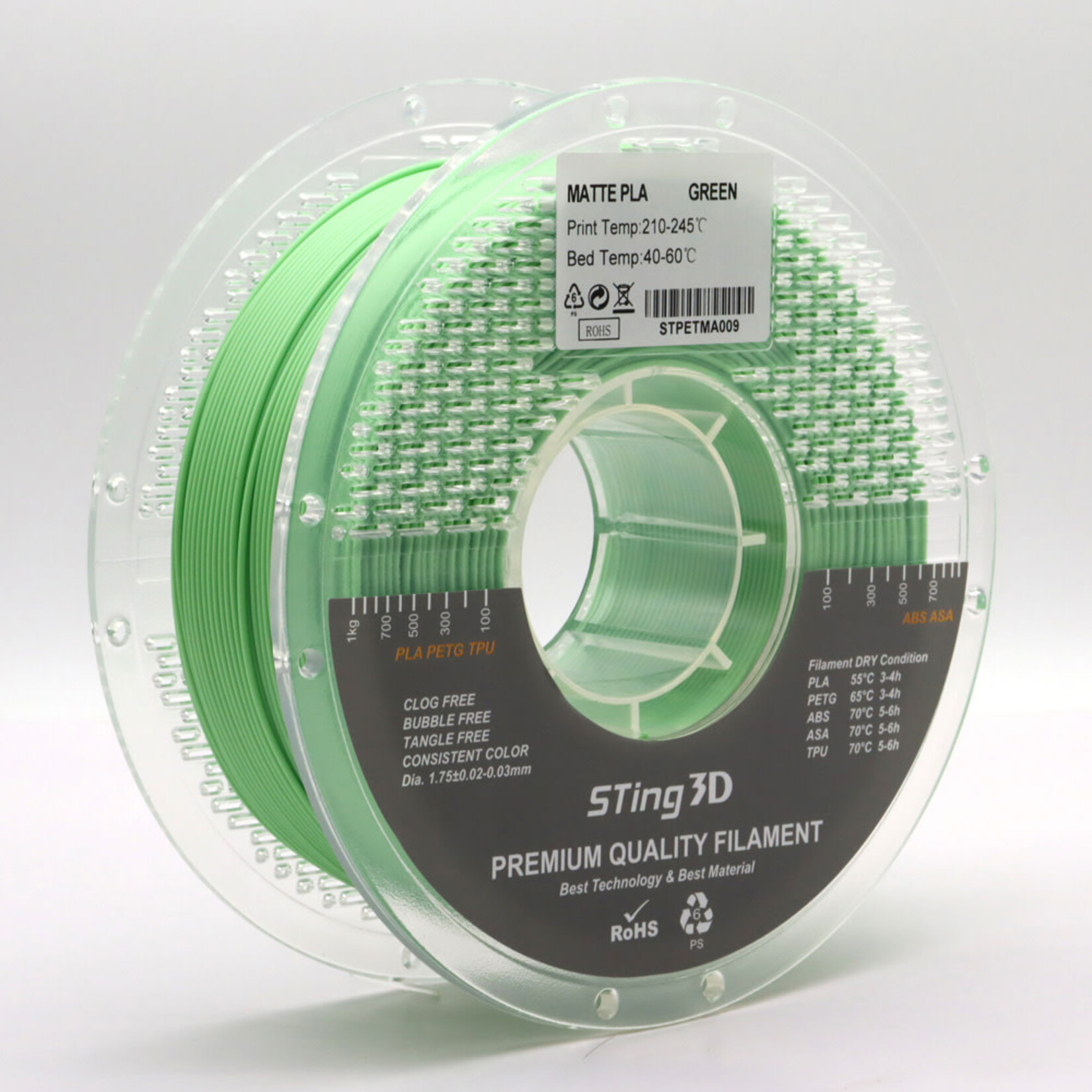 Sting3d Sting3d PLA Matte Filament 1.75mm 1 kg