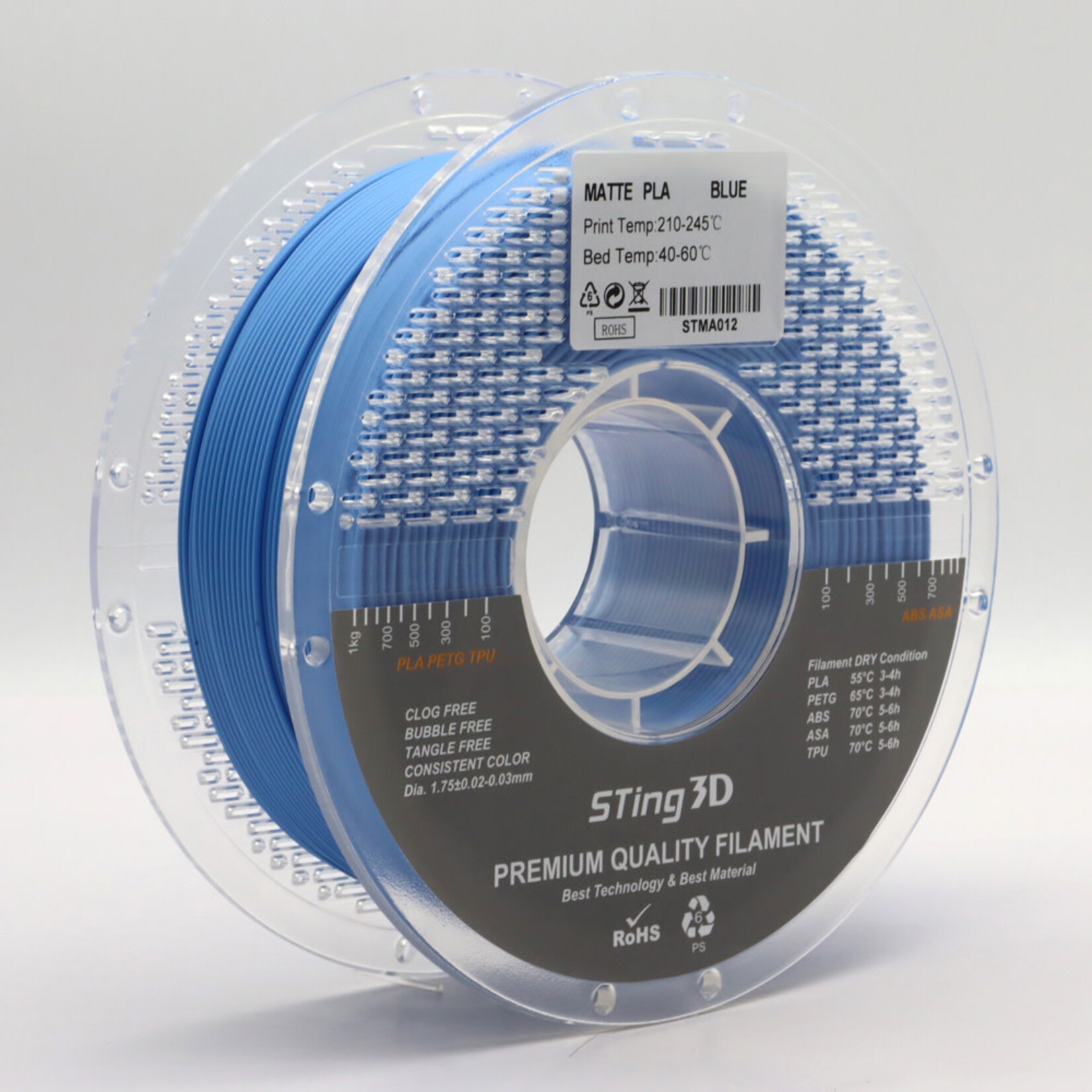 Sting3d Sting3d PLA Matte Filament 1.75mm 1 kg