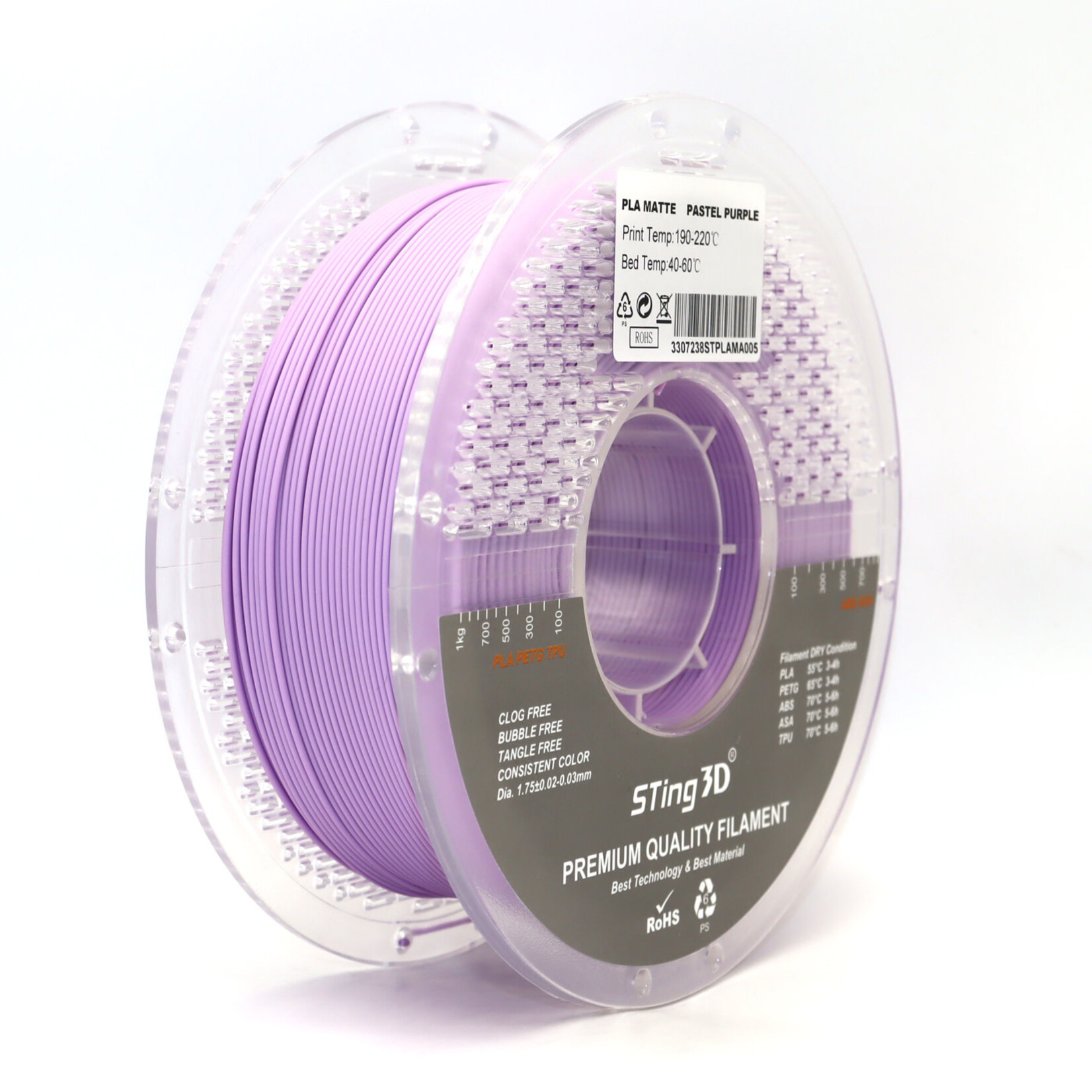 Sting3d Sting3d PLA Matte Filament 1.75mm 1 kg