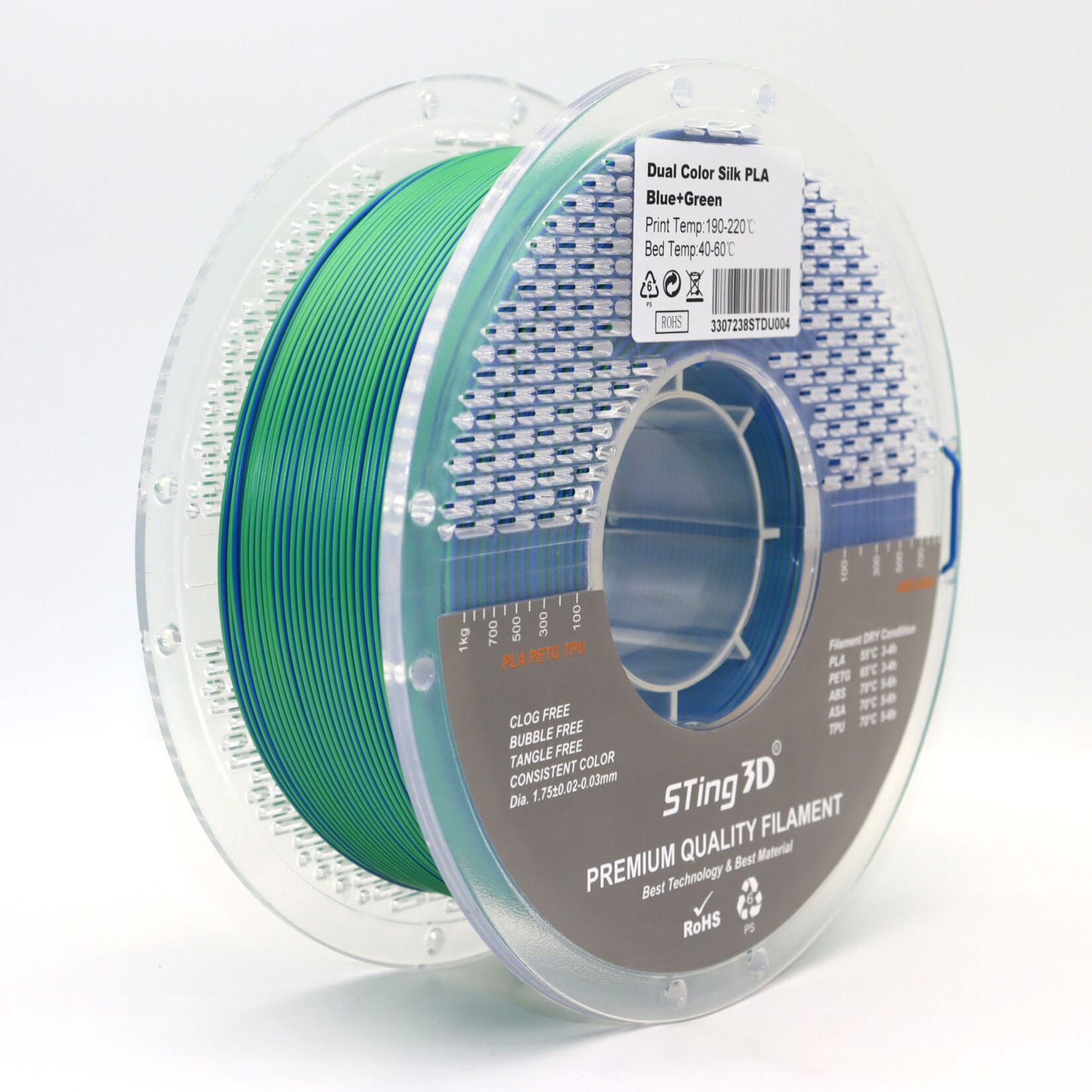Sting3d Sting3d PLA Silk Filament 1.75mm 1kg
