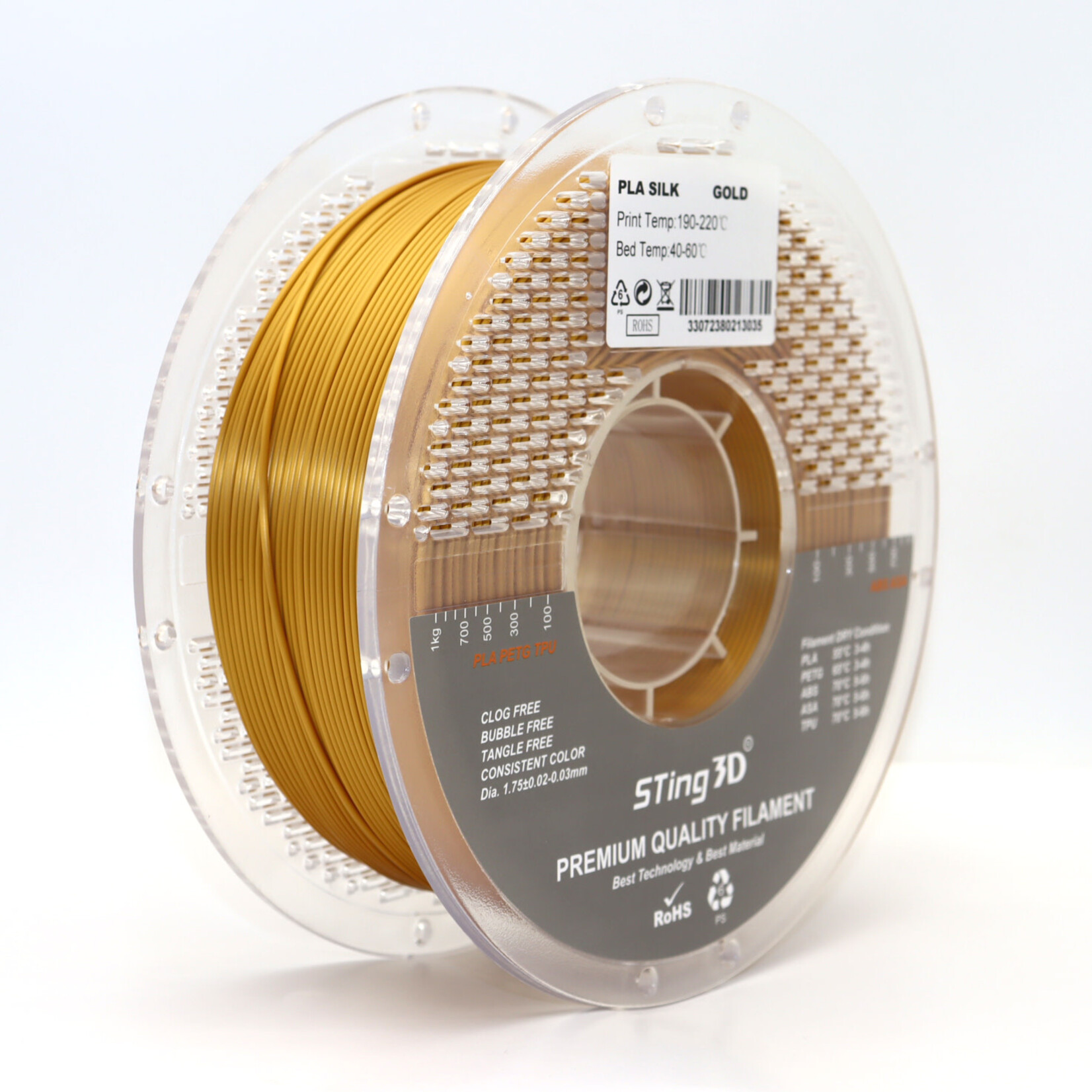 Sting3d Sting3d PLA Silk Filament 1.75mm 1kg