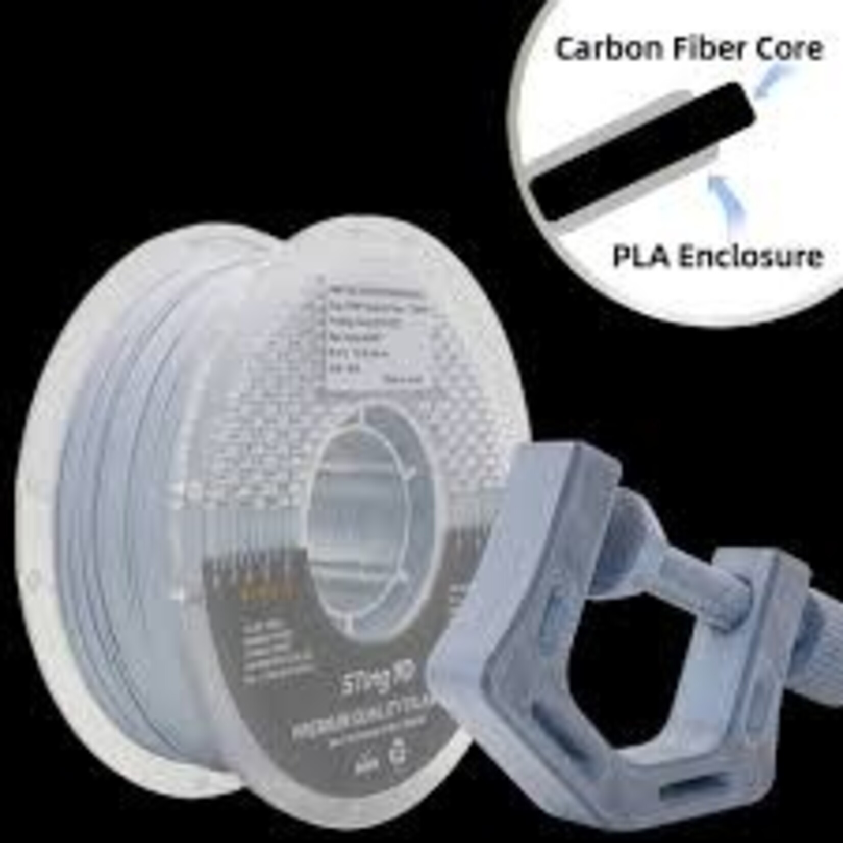 Sting3d Sting3d PLA CFRP-CF Filament 1.75mm 1kg