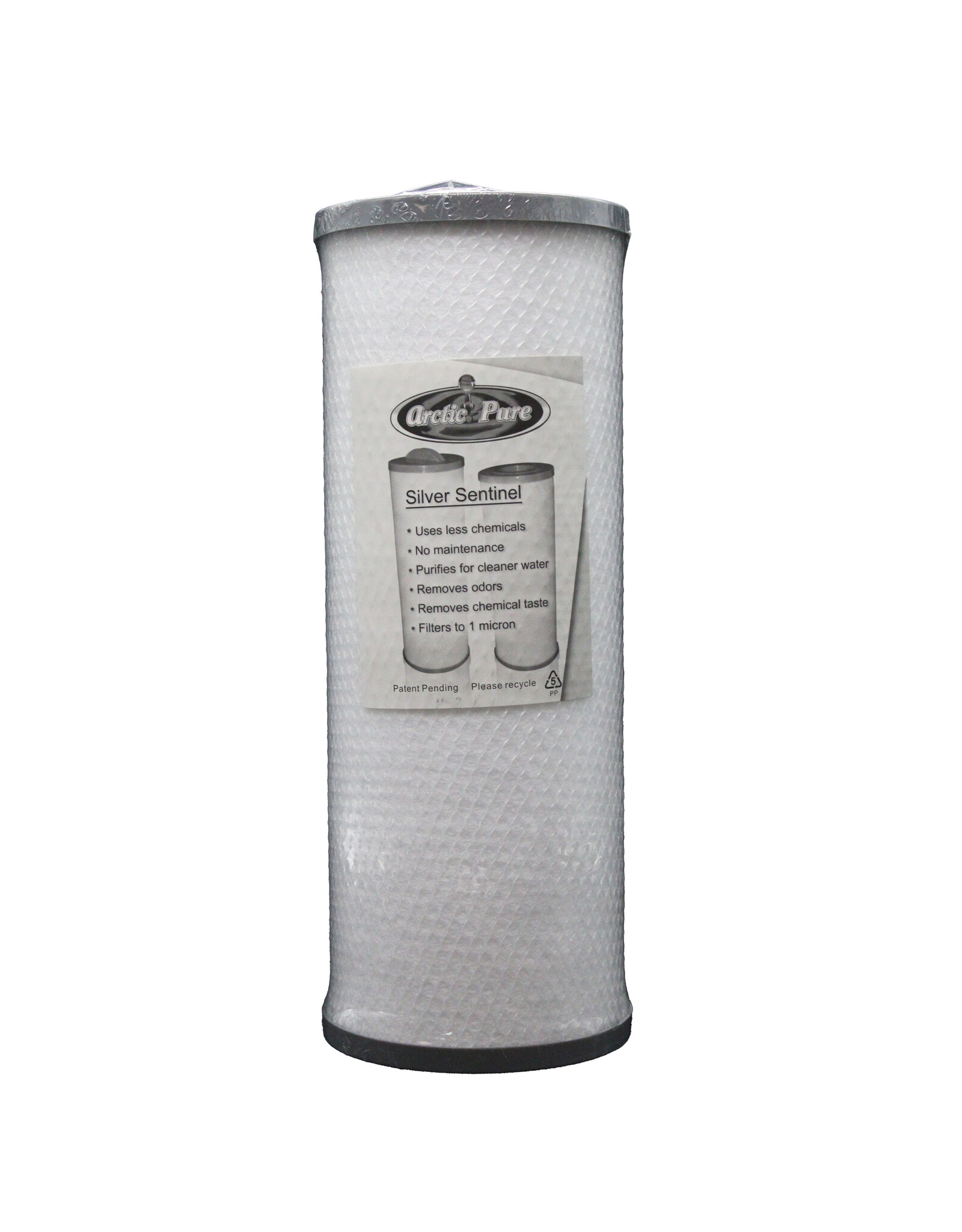 thumbnail image 2 of Replacement Filter For Arctic Spas Silver Sentinel Hot Tub – Disposable Micro Filter, 1 Micron, Handle Version, 355mm Length 2 of 12
