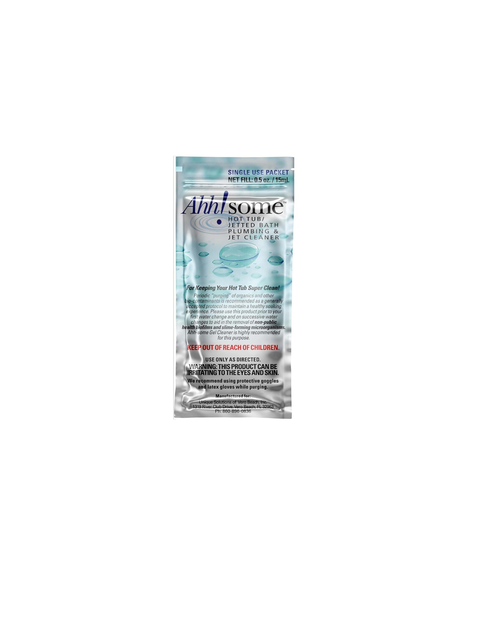 Ahh-some Ahh-some 0.5oz Single Use Packet, Hot Tub & Jetted Bath Care