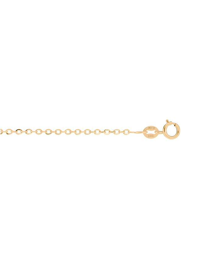 10k yellow cable bracelet 7'' style L2440