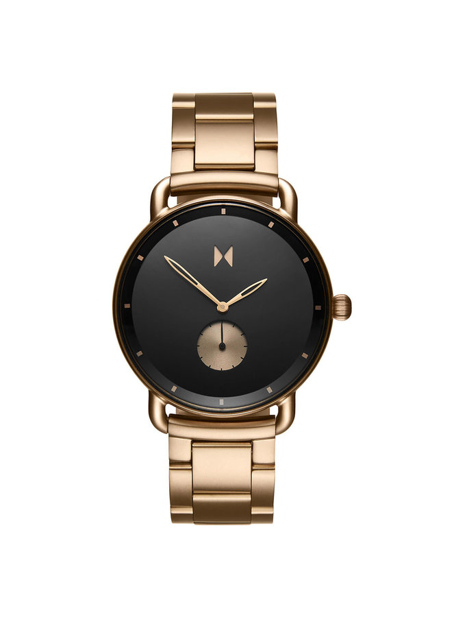 MVMT homme acier doré fond noir 41mm