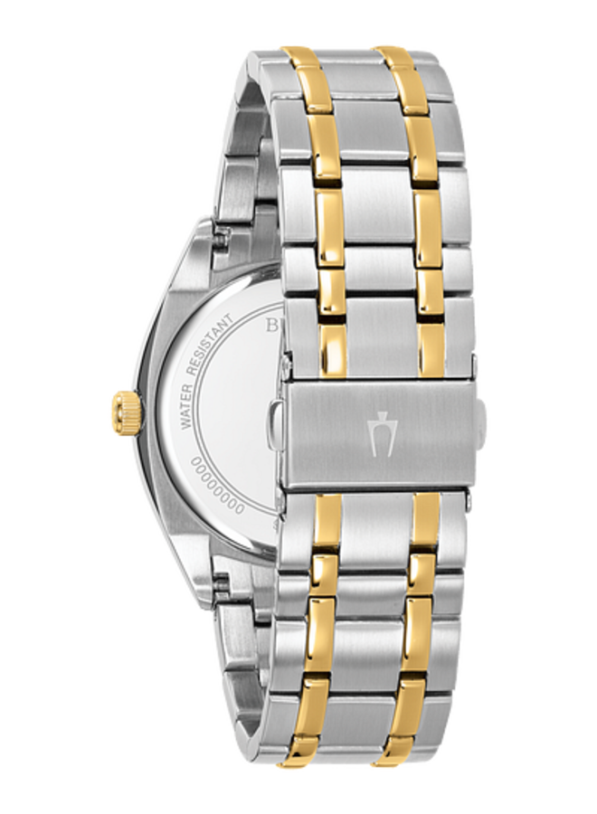 Bulova 2 tone mens watch deals