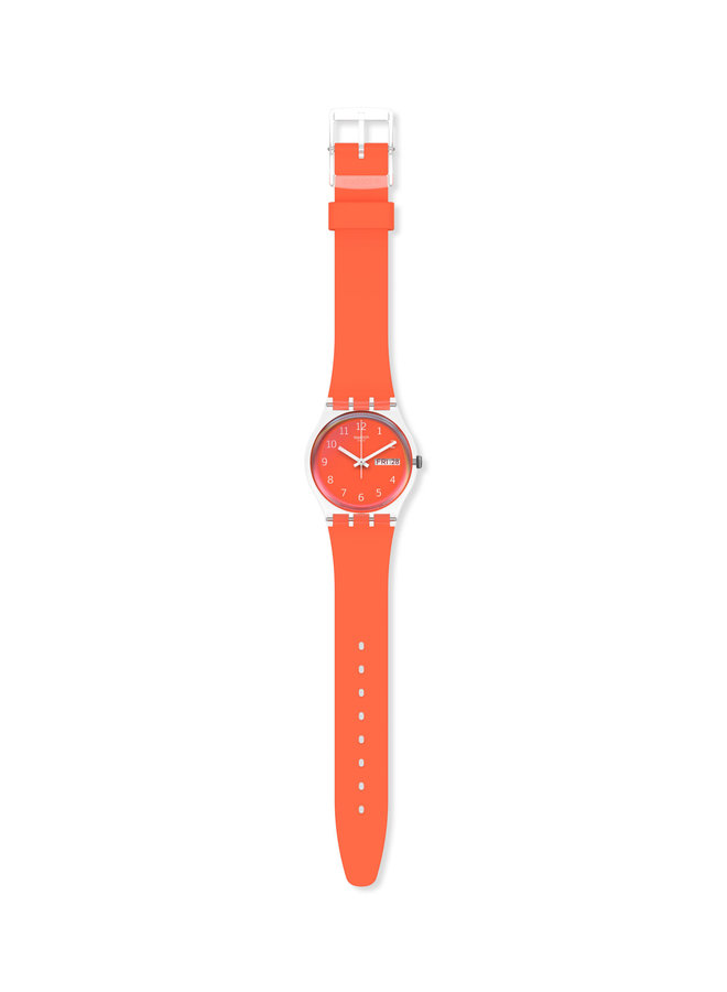 Swatch fond rouge bracelet silicone rouge 34mm