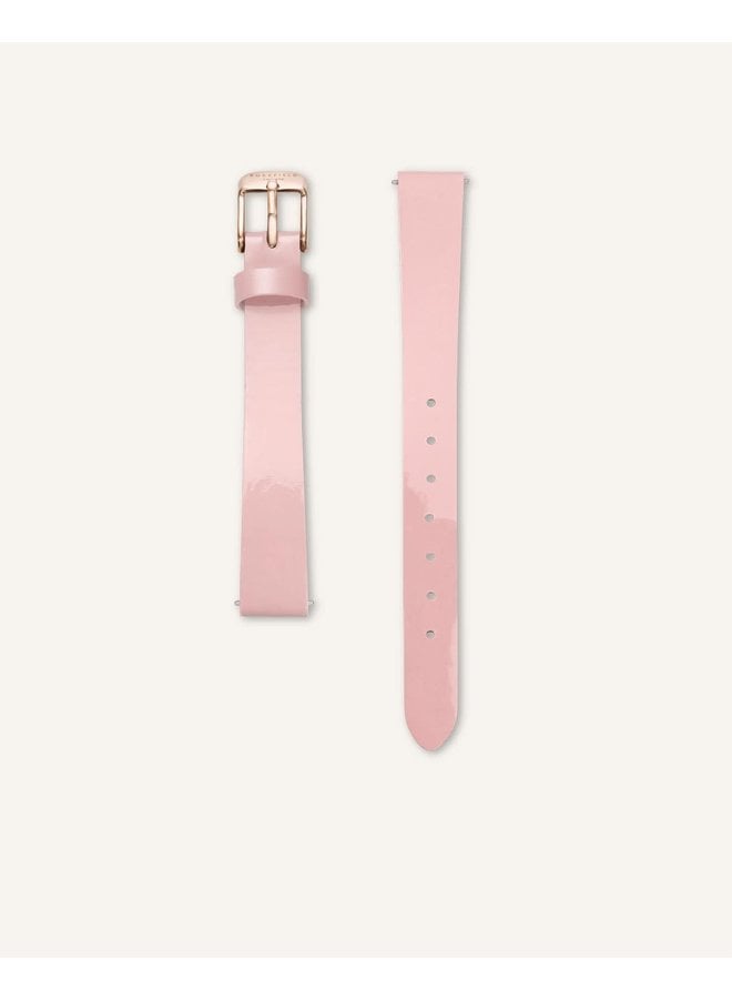 Rosefield acier rosé bracelet cuir rose 33mm