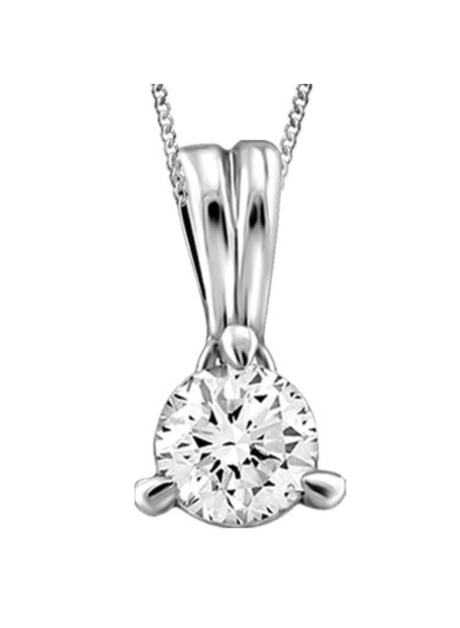 Ensemble or blanc 14k avec diamant 0.15 CT