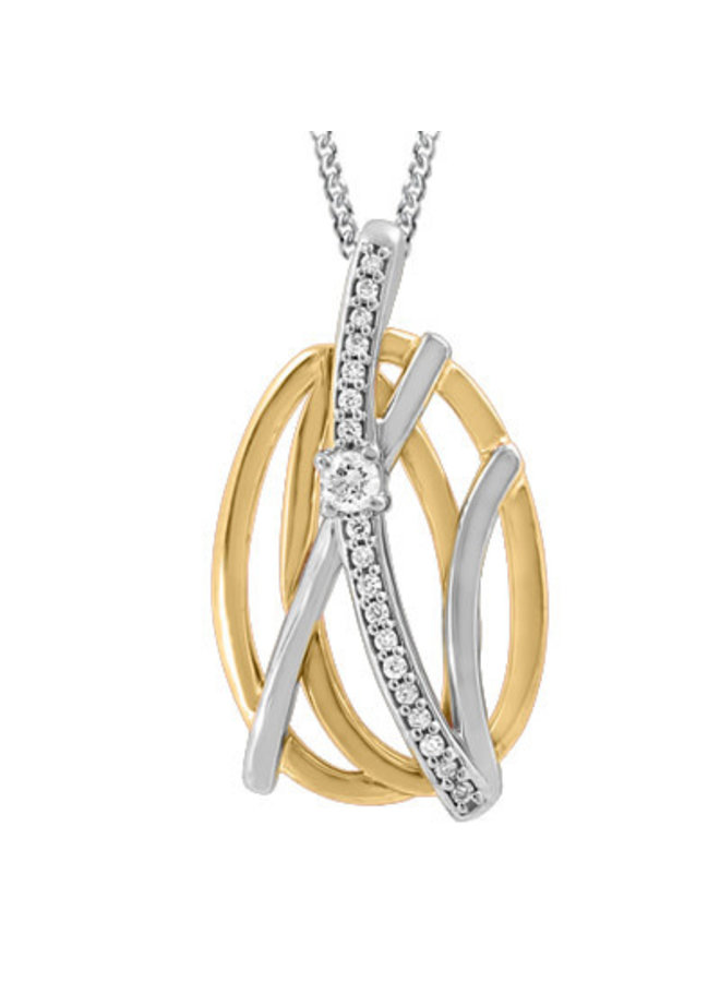 2 Tone 10k Diamond Set