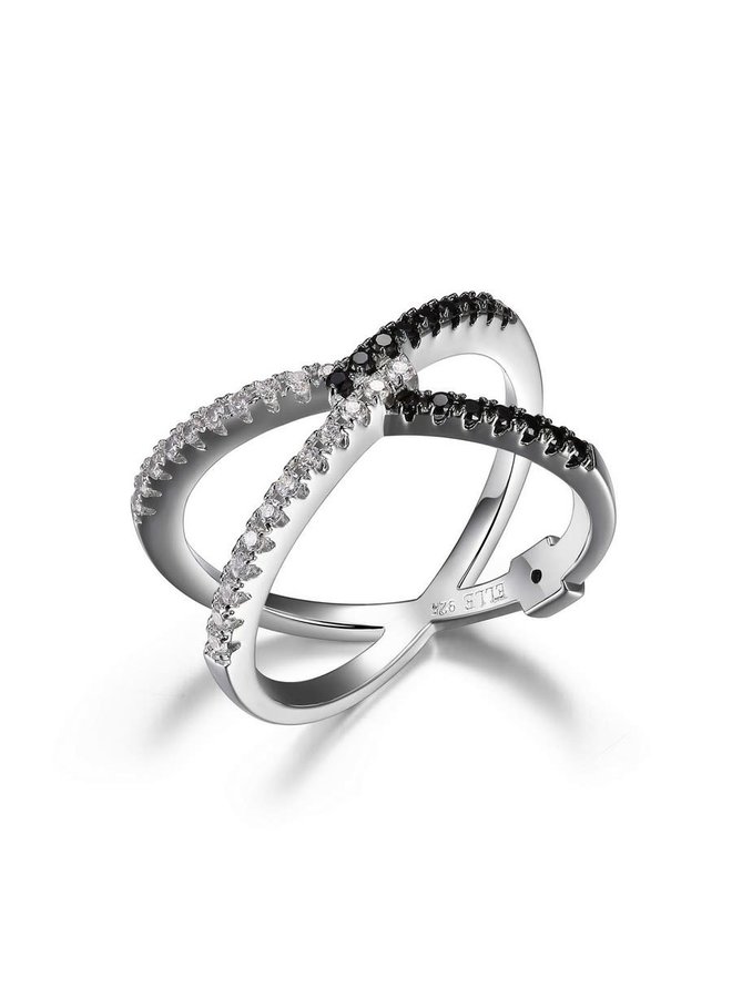 .925 tuxedo zircon ring