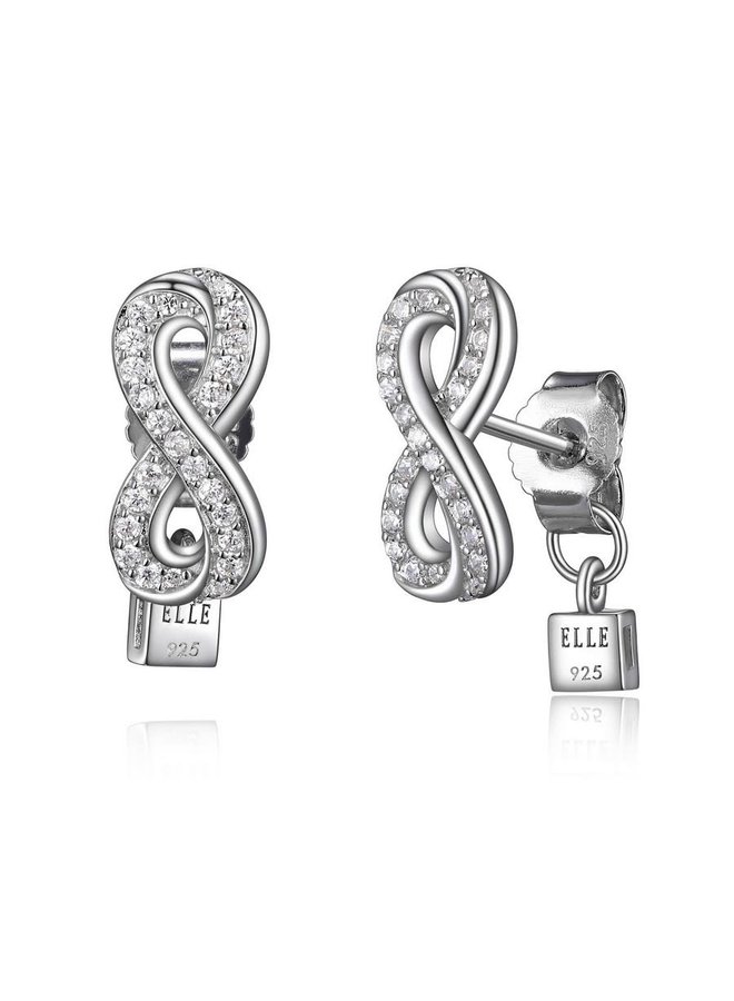 Fixed earring .925 infinity zircon