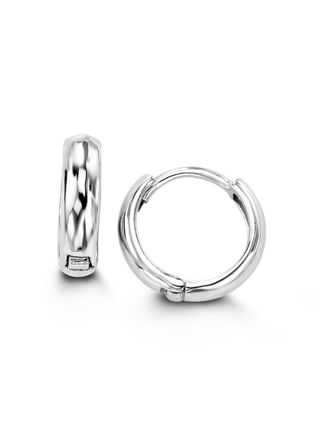 Boucles d'oreilles huggies argent .925