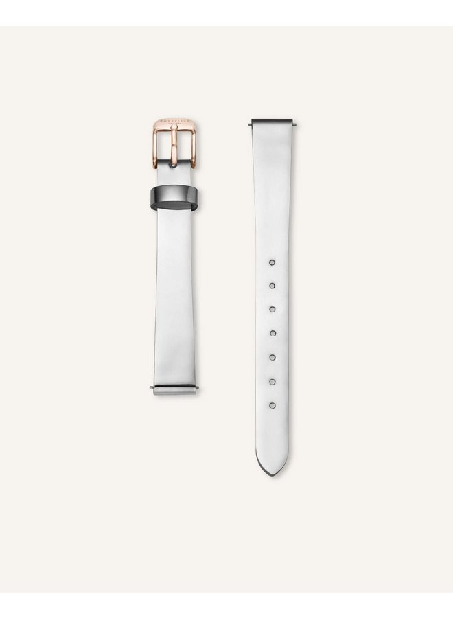 Rosefield rose gold leather silver