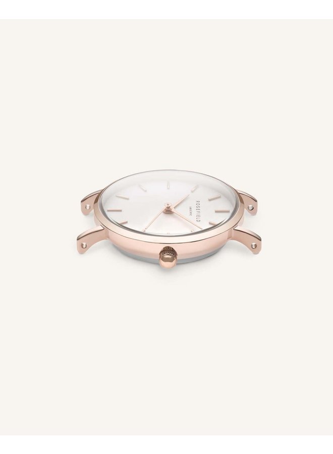 Rosefield rose gold cuir argent