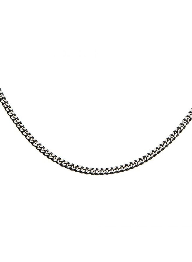 Chaine acier 24'' gourmette 4mm