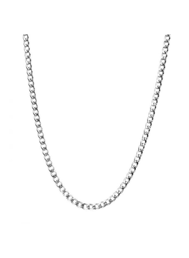 Chaine acier 24'' gourmette 4.8mm