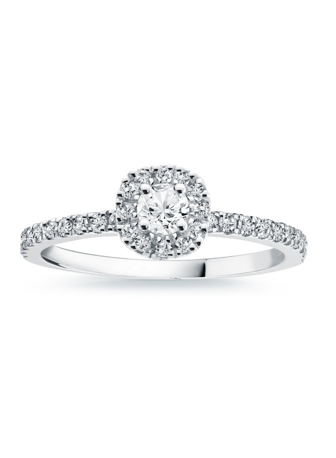 14k Lab-Grown Ring 1X0.15ct 0.25ct VS color F