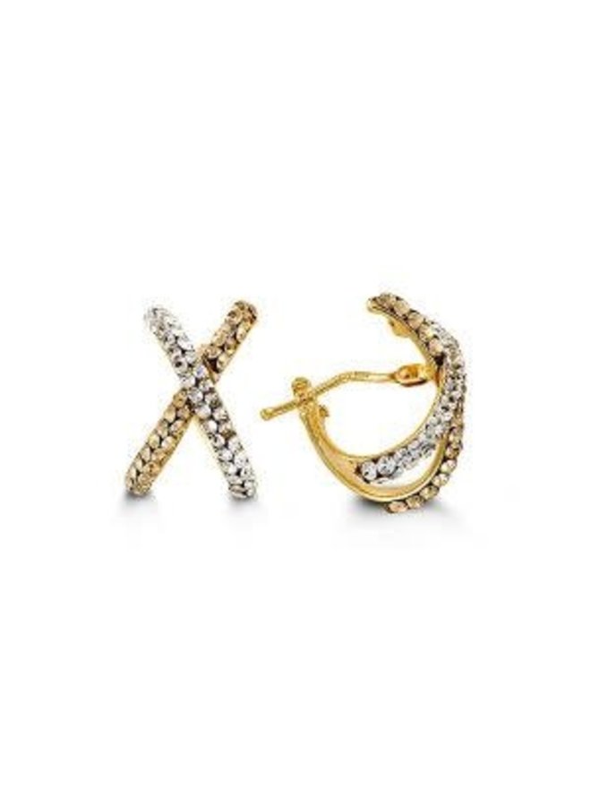 10k yellow zircon earring