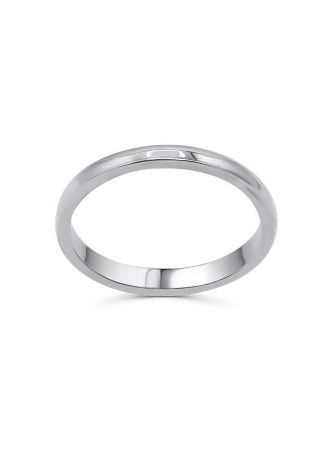 10k white children's plain ring