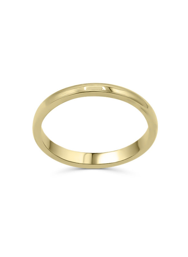 10k yellow children's plain ring