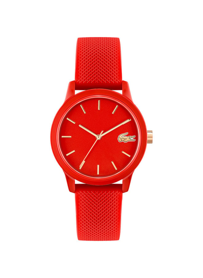 Lacoste dame silicone rouge