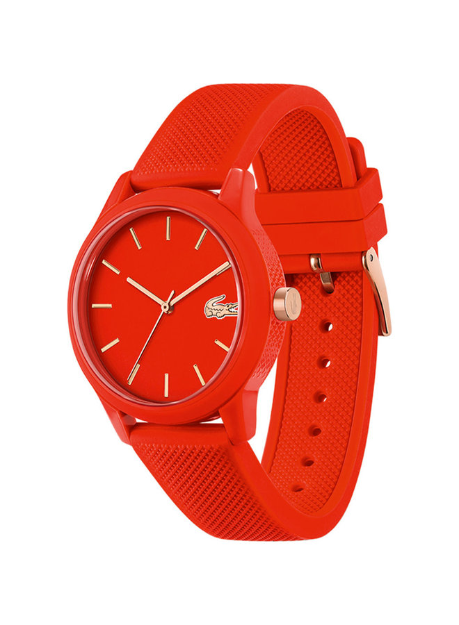 Lacoste dame silicone rouge