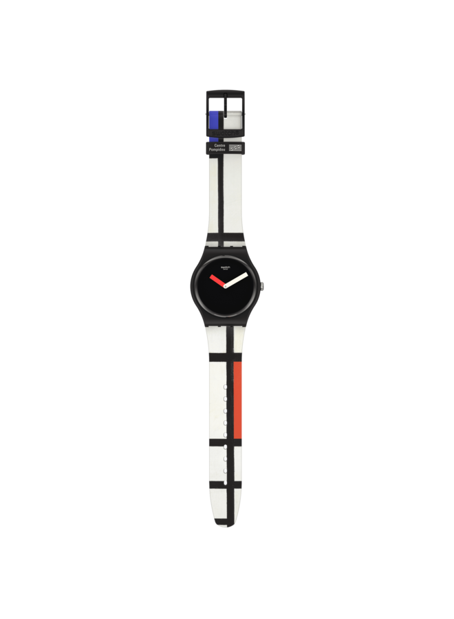 Swatch Red, Blue and White bracelet silicone 41mm