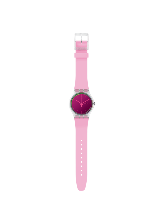 Swatch Polarose bracelet silicone rose 41mm