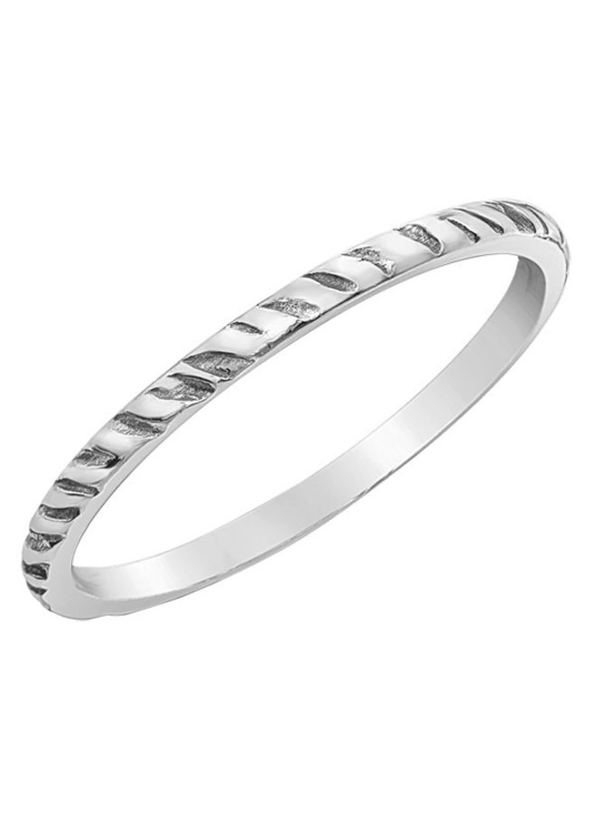 10k white lined ring