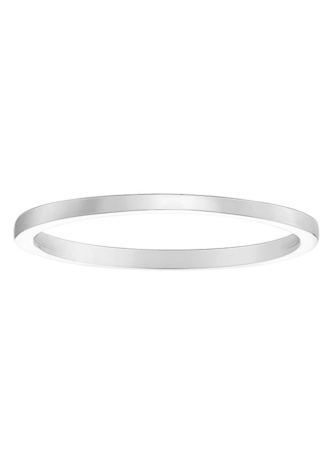 10k white gold plain ring