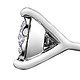 Boucle d'oreille 10k blanc diamant 2x0.20ct I GH illusion