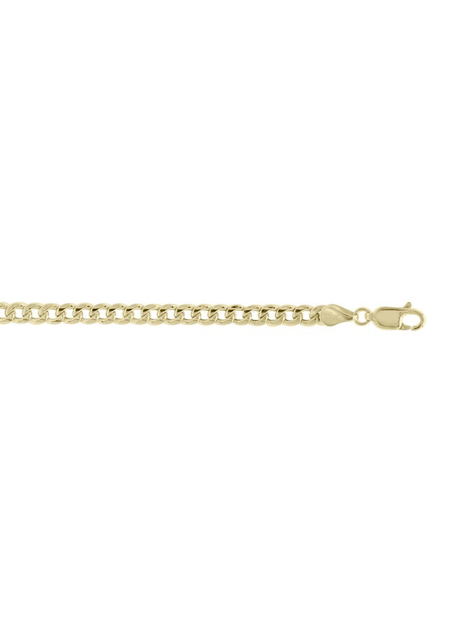 10k yellow miami cuban chain 22 inches 3mm