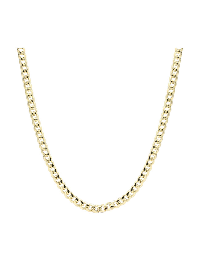 10k yellow chain 18'' miami cuban 4mm