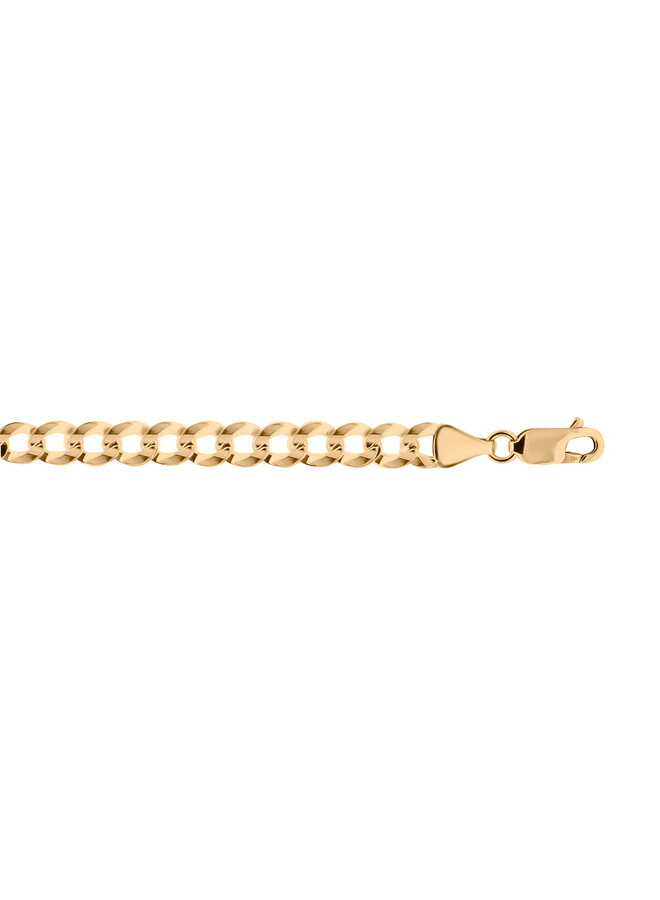 Gold chain 20'' gentle curb 3.5mm