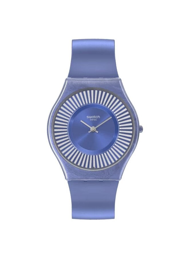 Swatch bleu mauve silicone